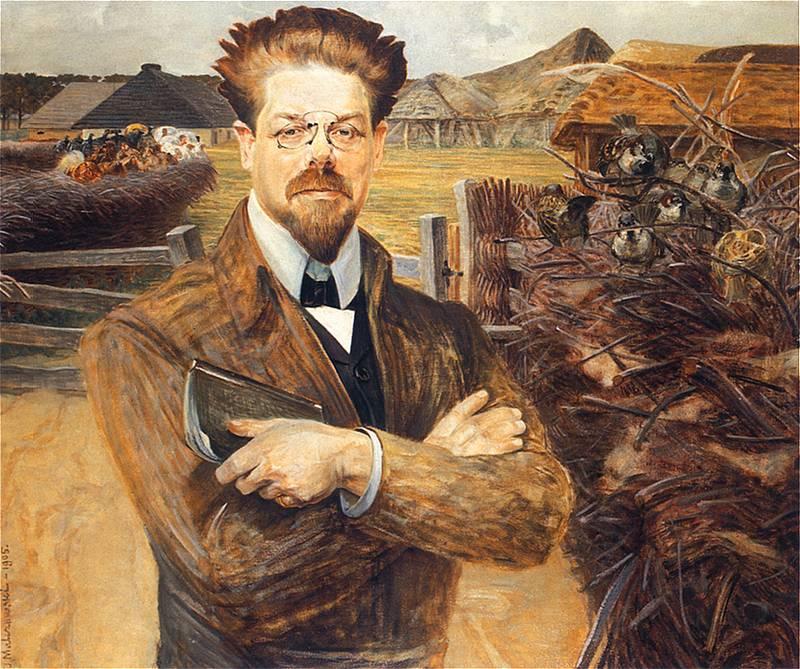 WikiOO.org - Encyclopedia of Fine Arts - Malba, Artwork Jacek Malczewski - Portrait of Wladyslaw Reymont