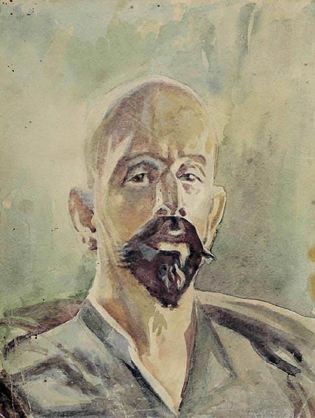 WikiOO.org - Encyclopedia of Fine Arts - Maleri, Artwork Jacek Malczewski - Self-Portrait 6