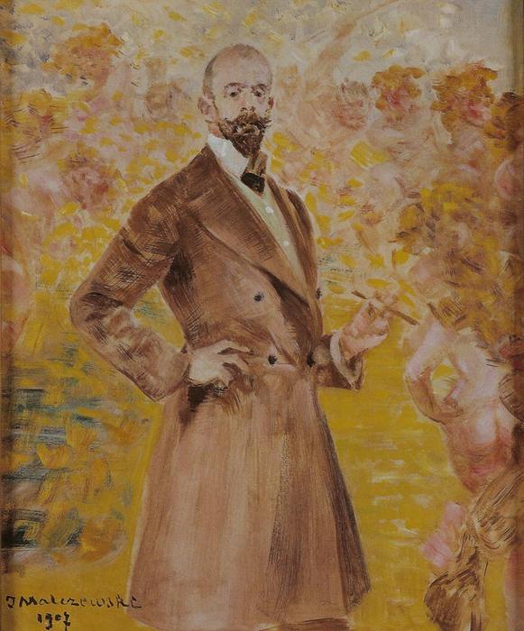 WikiOO.org - Encyclopedia of Fine Arts - Lukisan, Artwork Jacek Malczewski - Self-Portrait. Vision