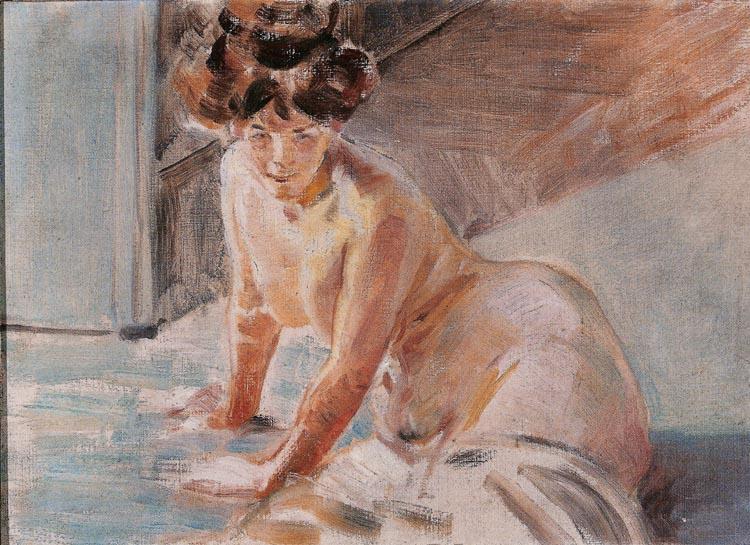 Wikioo.org - The Encyclopedia of Fine Arts - Painting, Artwork by Jacek Malczewski - Study of a Female Nude
