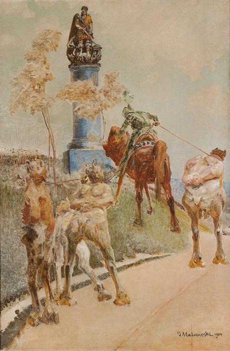 WikiOO.org - Encyclopedia of Fine Arts - Schilderen, Artwork Jacek Malczewski - The Knight