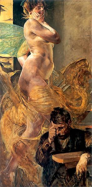Wikioo.org – La Enciclopedia de las Bellas Artes - Pintura, Obras de arte de Jacek Malczewski - Visión 1