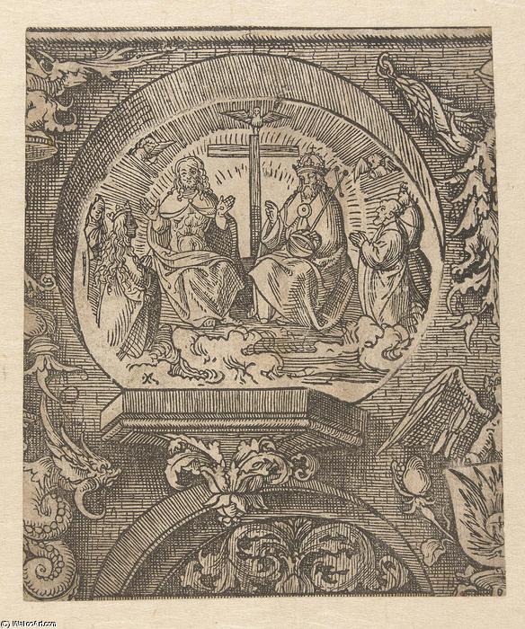 WikiOO.org - Encyclopedia of Fine Arts - Maalaus, taideteos Jacob Cornelisz Van Oostsanen - The Holy Trinity