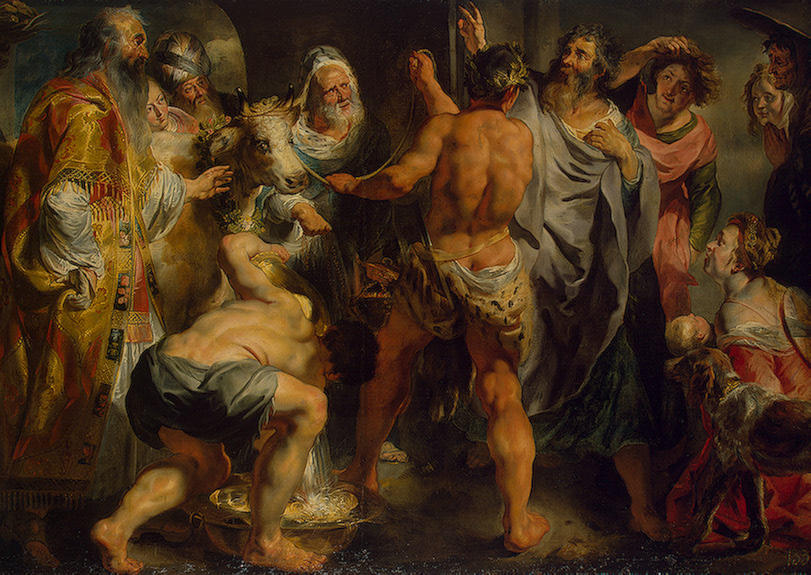 Wikioo.org - The Encyclopedia of Fine Arts - Painting, Artwork by Jacob Jordaens - Sts Paul and Barnabas in Lystra