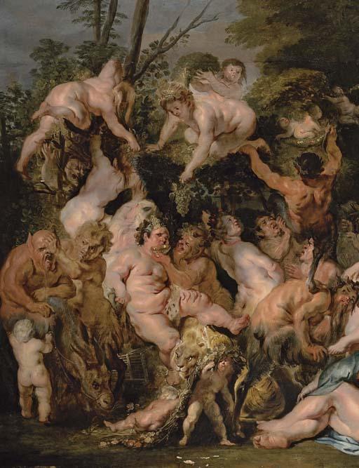 WikiOO.org - Encyclopedia of Fine Arts - Maleri, Artwork Jacob Jordaens - The Revel of Bacchus and Silenus