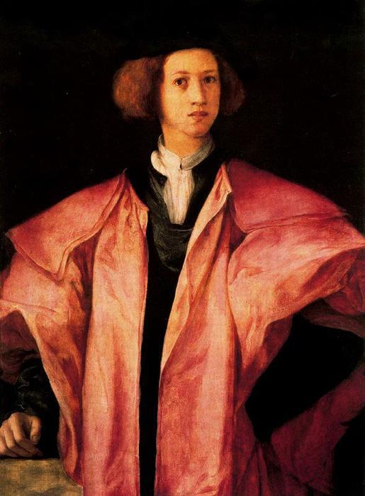 WikiOO.org - Encyclopedia of Fine Arts - Malba, Artwork Jacopo Carucci (Pontormo) - Portrait of Amerigo Antinori