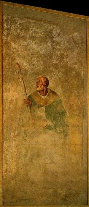 Wikioo.org - สารานุกรมวิจิตรศิลป์ - จิตรกรรม Jacopo Carucci (Pontormo) - Saint Agustine