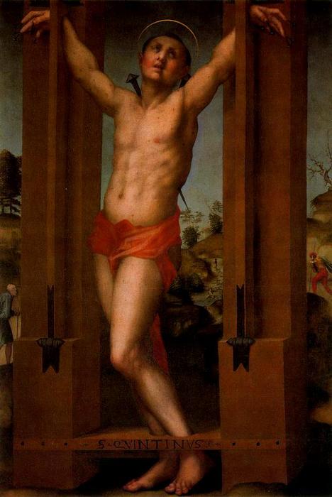 WikiOO.org - Encyclopedia of Fine Arts - Maľba, Artwork Jacopo Carucci (Pontormo) - St. Quentin