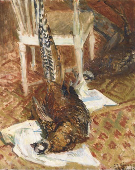 WikiOO.org - دایره المعارف هنرهای زیبا - نقاشی، آثار هنری Jacques-Emile Blanche - Still Life with Pheasant
