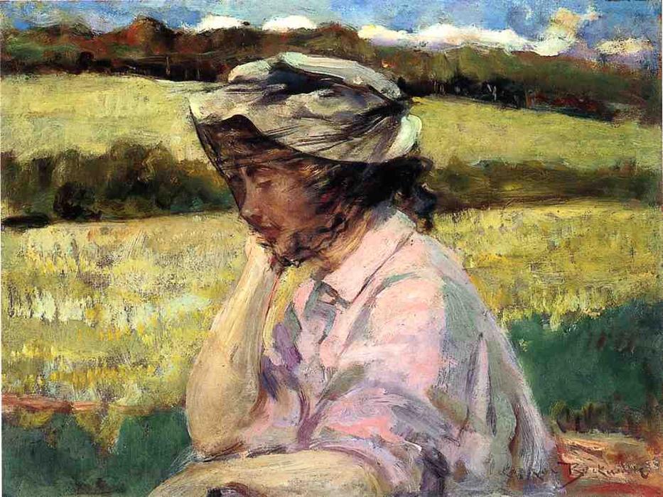 Wikioo.org - The Encyclopedia of Fine Arts - Painting, Artwork by James Carroll Beckwith - Lost in Thought