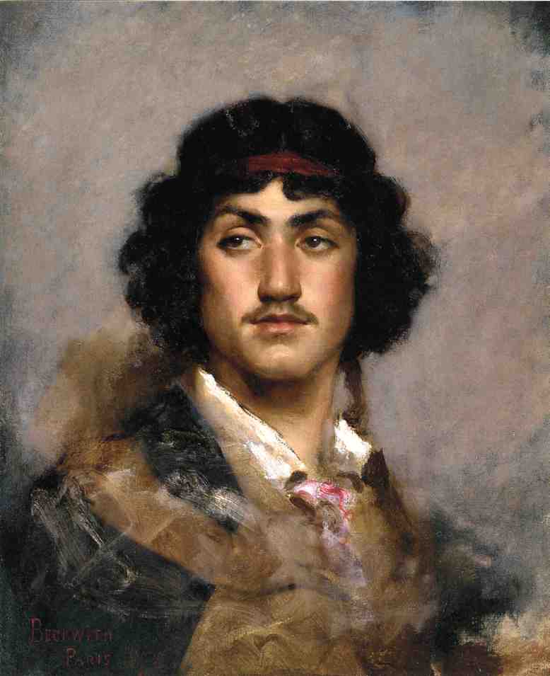 WikiOO.org - אנציקלופדיה לאמנויות יפות - ציור, יצירות אמנות James Carroll Beckwith - Portrait of Tito