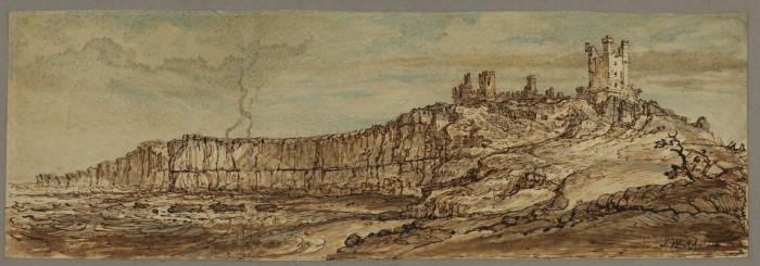 WikiOO.org - Encyclopedia of Fine Arts - Maleri, Artwork James Ward - Dunstanburgh Castle