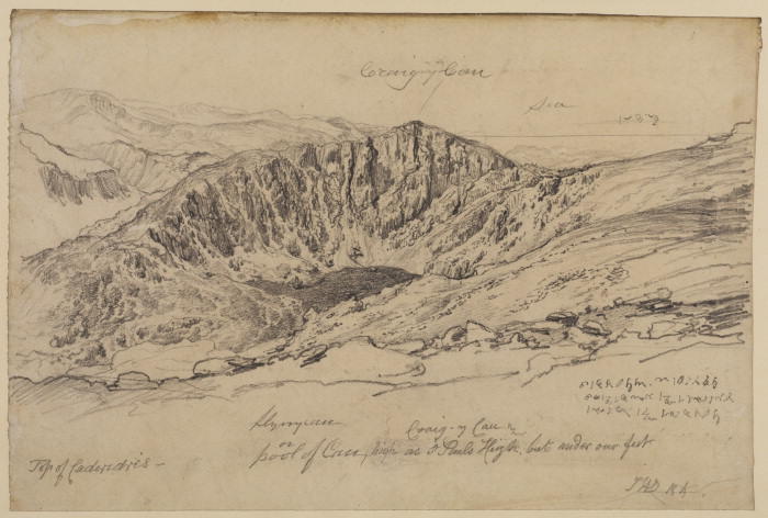 Wikioo.org - สารานุกรมวิจิตรศิลป์ - จิตรกรรม James Ward - View of Cader Idris, Wales