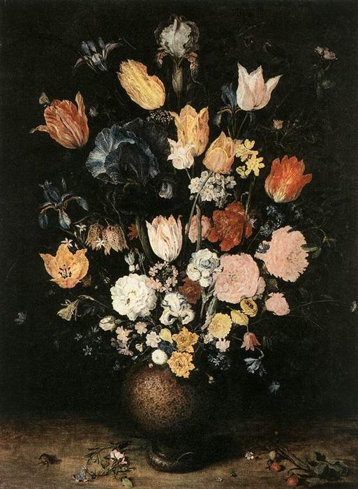 WikiOO.org - Encyclopedia of Fine Arts - Maľba, Artwork Jan Brueghel The Elder - Bouquet of Flowers