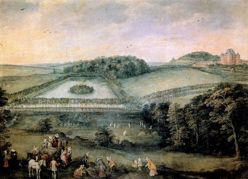 WikiOO.org - 百科事典 - 絵画、アートワーク Jan Brueghel The Elder - イサベル·クララユージニアのピクニック