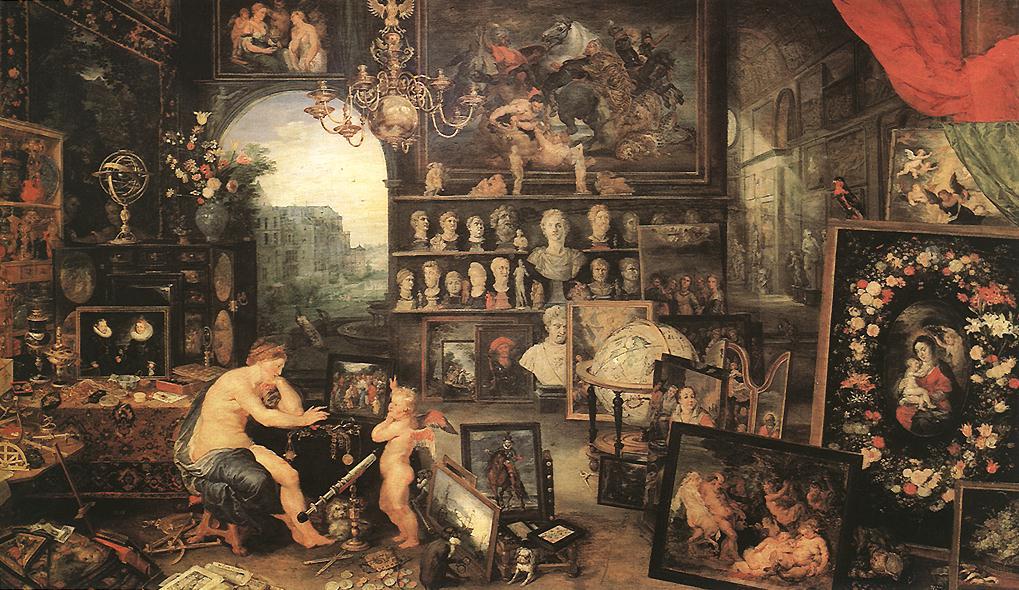 WikiOO.org - دایره المعارف هنرهای زیبا - نقاشی، آثار هنری Jan Brueghel The Elder - The Sense of Sight