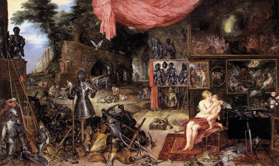 Wikioo.org – La Enciclopedia de las Bellas Artes - Pintura, Obras de arte de Jan Brueghel The Elder - el sentido de tocar