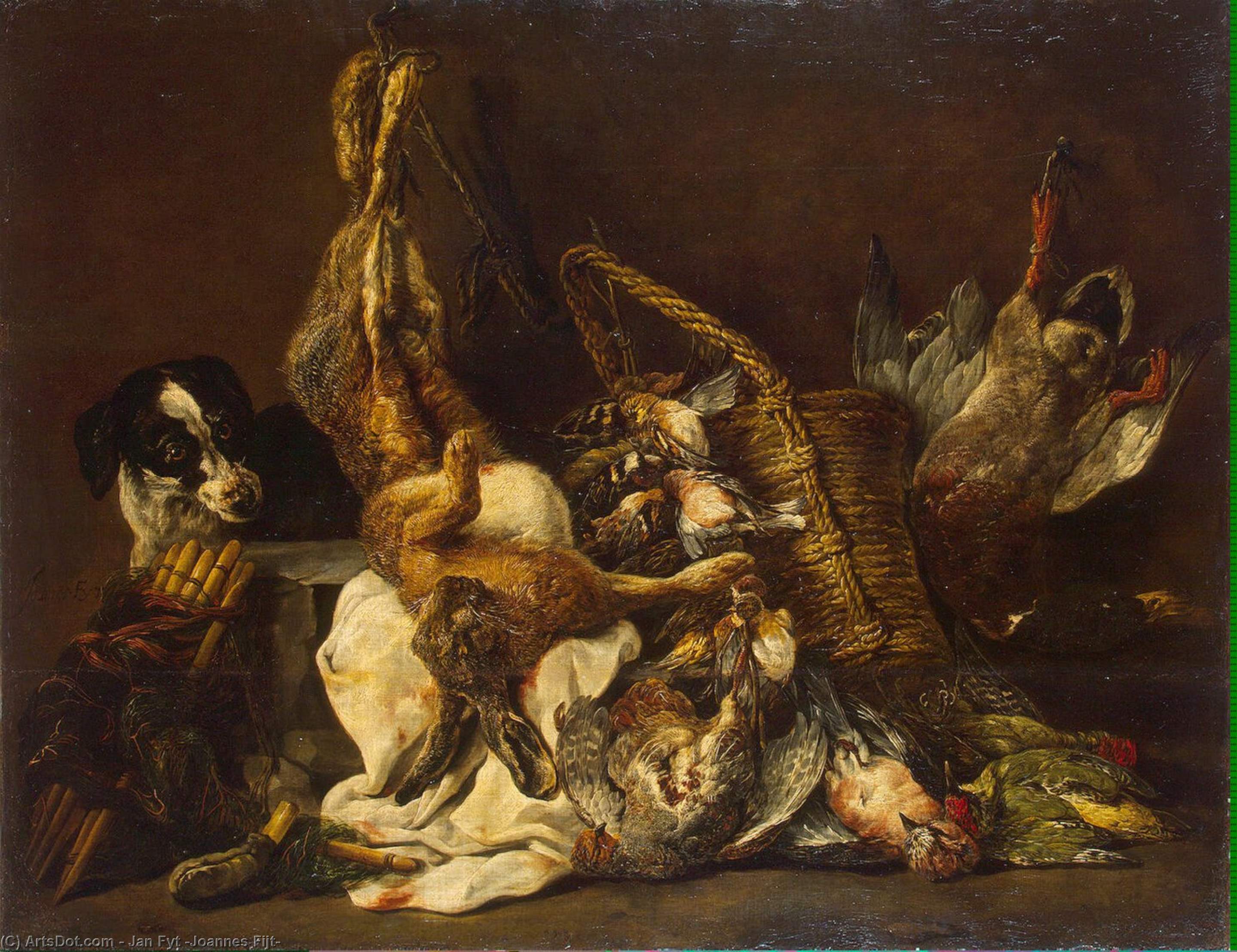 Wikioo.org - The Encyclopedia of Fine Arts - Painting, Artwork by Jan Fyt (Joannes Fijt) - Dead Game