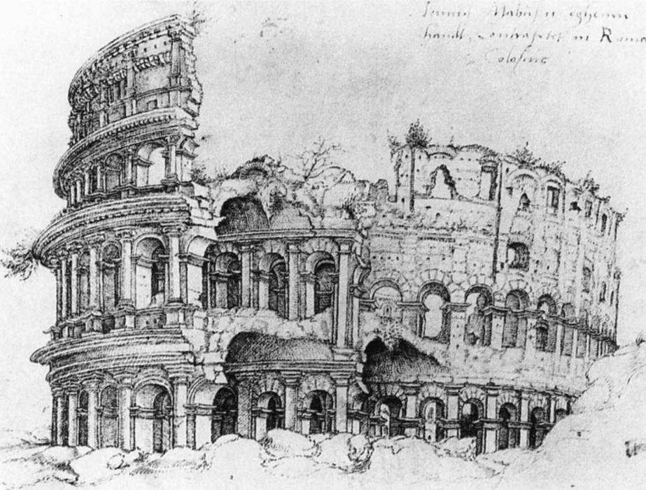 WikiOO.org - Encyclopedia of Fine Arts - Schilderen, Artwork Jan Gossaert (Mabuse) - Colosseum