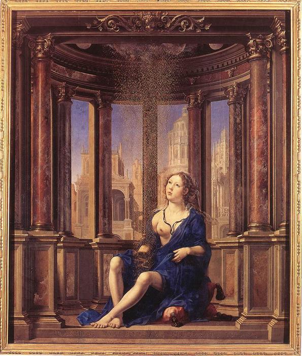 Wikioo.org – La Enciclopedia de las Bellas Artes - Pintura, Obras de arte de Jan Gossaert (Mabuse) - Dánae