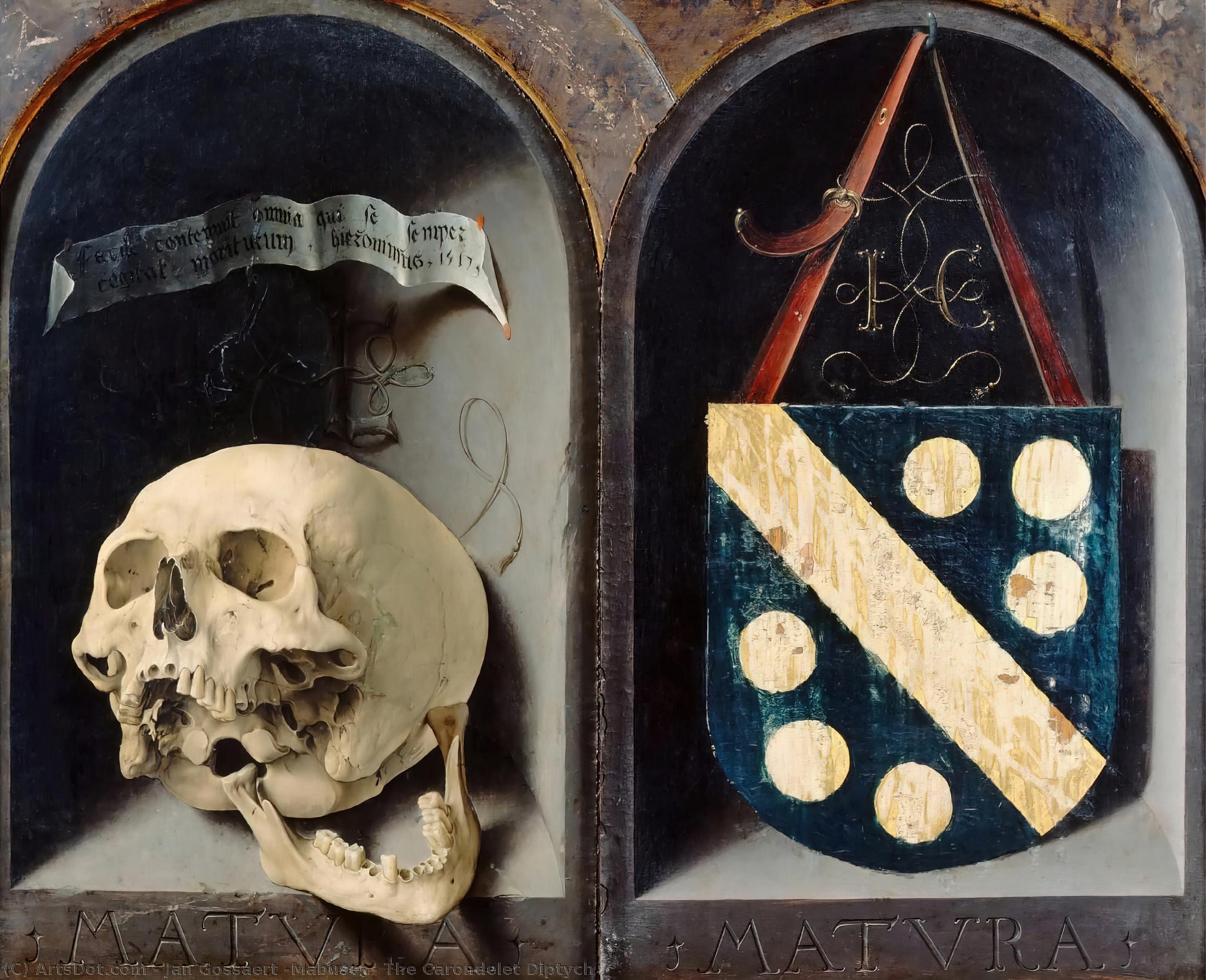 Wikioo.org - The Encyclopedia of Fine Arts - Painting, Artwork by Jan Gossaert (Mabuse) - The Carondelet Diptych