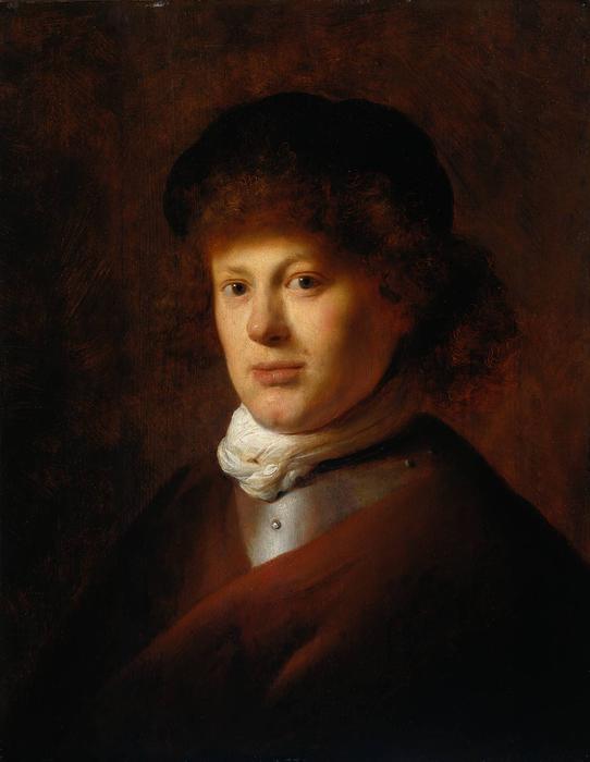 WikiOO.org - Güzel Sanatlar Ansiklopedisi - Resim, Resimler Jan Andrea Lievens - Portrait of Rembrandt van Rijn