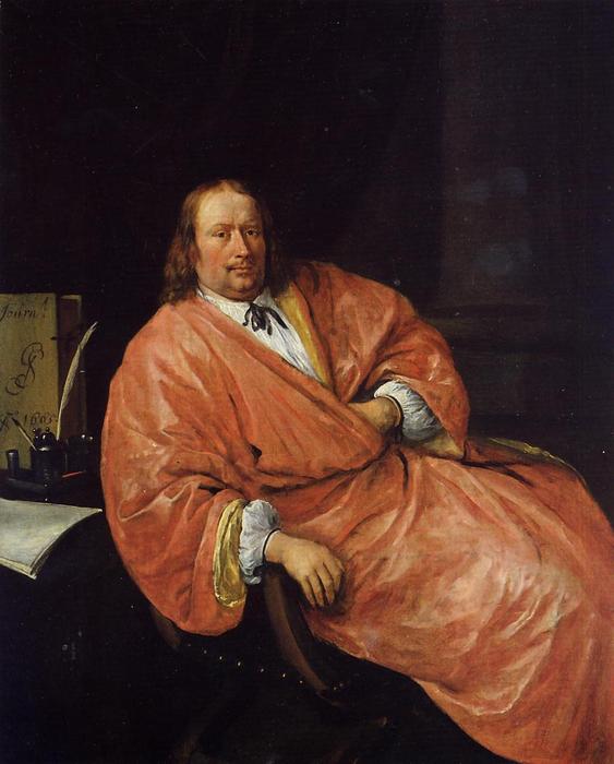 Wikioo.org - The Encyclopedia of Fine Arts - Painting, Artwork by Jan Steen - Portrait of Gerrit Gerritsz Schouten