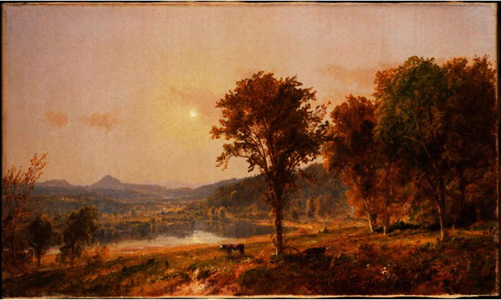 Wikioo.org - The Encyclopedia of Fine Arts - Painting, Artwork by Jasper Francis Cropsey - Brimstone and Sugar Loaf Mountains from Warwick