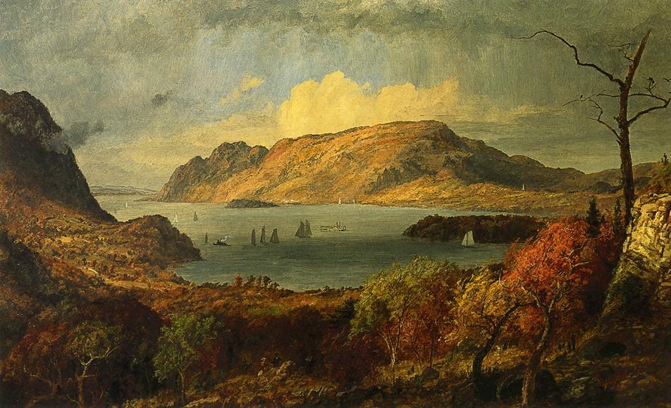 WikiOO.org - Encyclopedia of Fine Arts - Maľba, Artwork Jasper Francis Cropsey - Gates of the Hudson