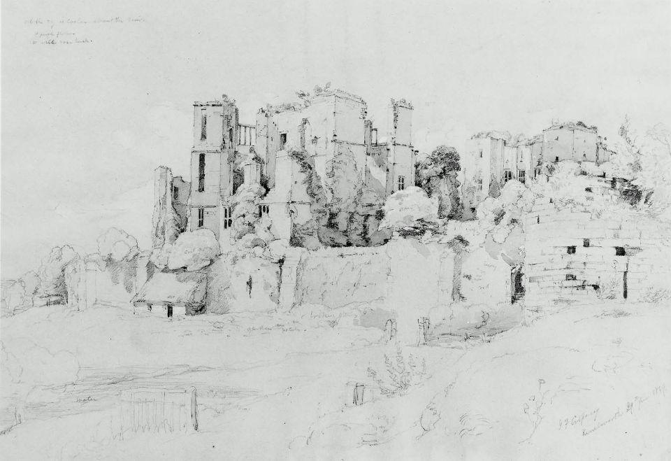 WikiOO.org - Encyclopedia of Fine Arts - Maleri, Artwork Jasper Francis Cropsey - Kenilworth Castle