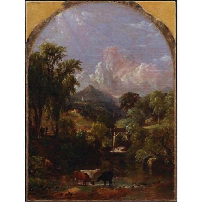 WikiOO.org - אנציקלופדיה לאמנויות יפות - ציור, יצירות אמנות Jasper Francis Cropsey - Morning