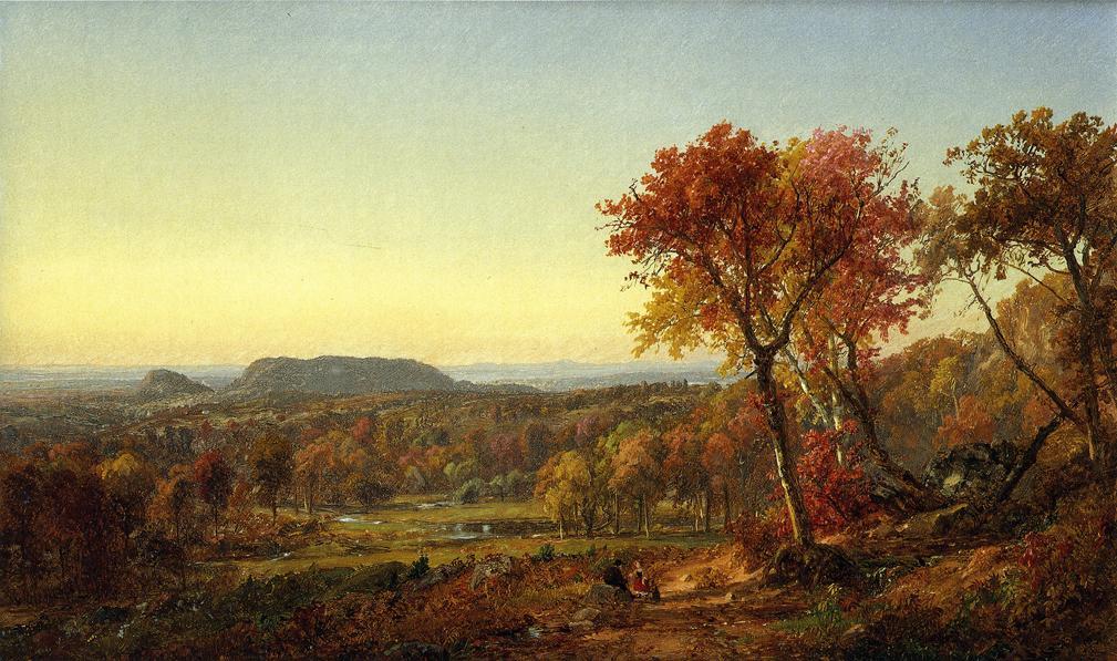 Wikioo.org - The Encyclopedia of Fine Arts - Painting, Artwork by Jasper Francis Cropsey - Mounts Adam and Eve