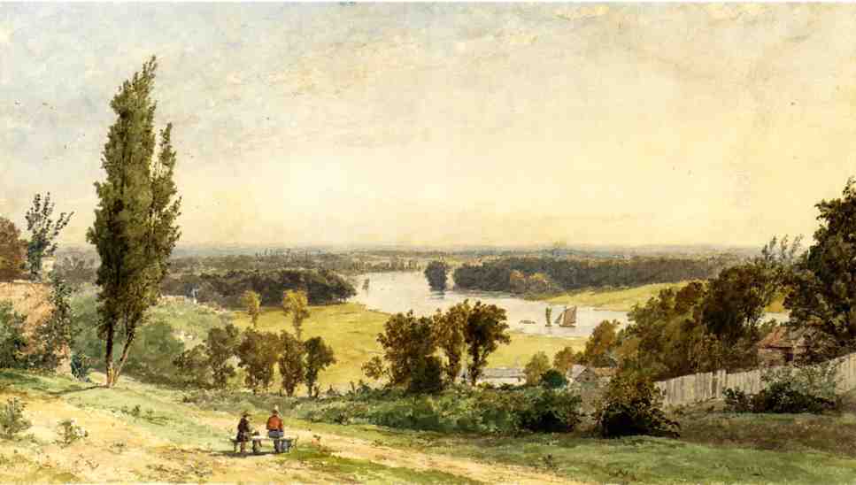 Wikioo.org - The Encyclopedia of Fine Arts - Painting, Artwork by Jasper Francis Cropsey - Richmond Hill in 1862