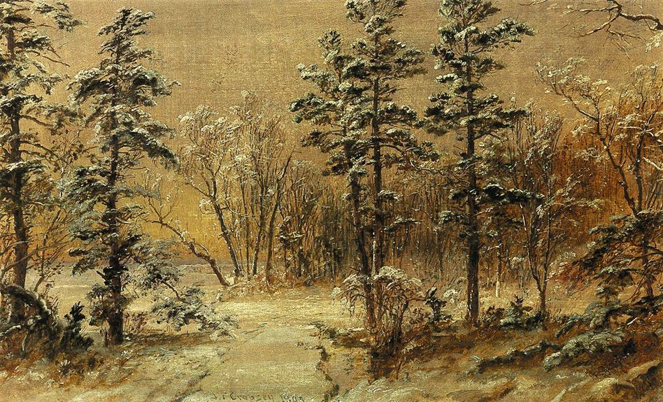 WikiOO.org - Encyclopedia of Fine Arts - Maalaus, taideteos Jasper Francis Cropsey - Winter Wonderland
