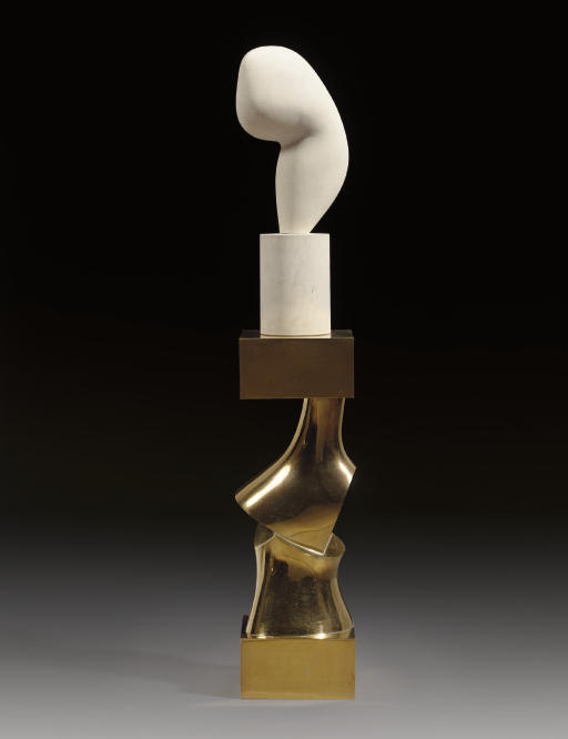 Wikioo.org - The Encyclopedia of Fine Arts - Painting, Artwork by Jean (Hans) Arp - Column of dream