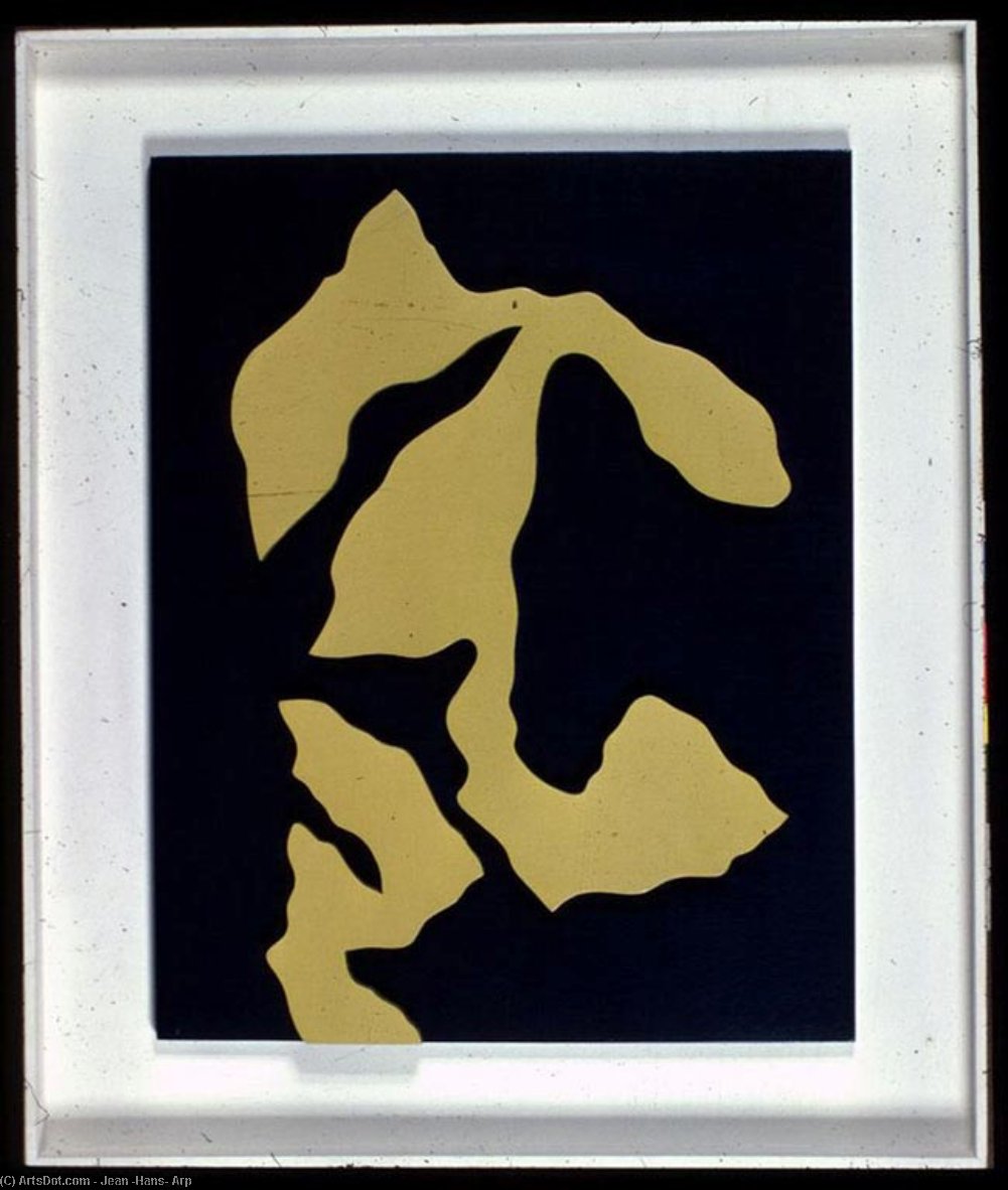 Wikioo.org - The Encyclopedia of Fine Arts - Painting, Artwork by Jean (Hans) Arp - Configuration