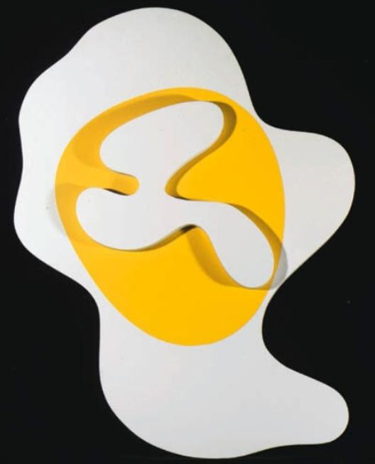 Wikioo.org - The Encyclopedia of Fine Arts - Painting, Artwork by Jean (Hans) Arp - Flower Mirror