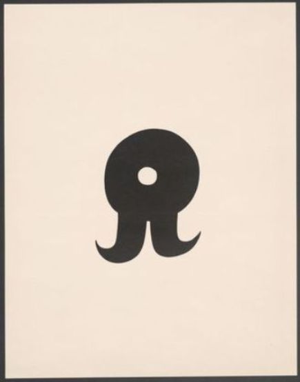 Wikioo.org - The Encyclopedia of Fine Arts - Painting, Artwork by Jean (Hans) Arp - Mustache Watch