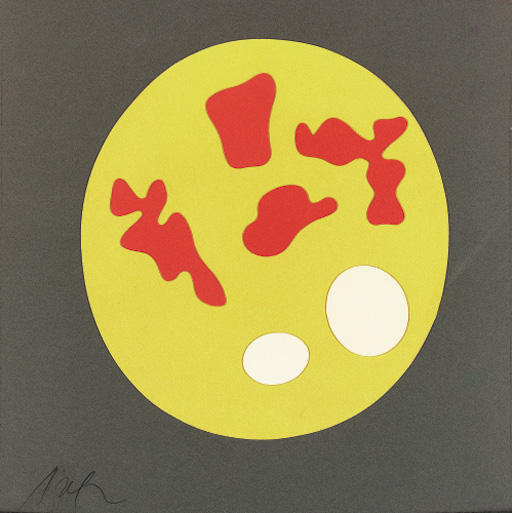 Wikioo.org - The Encyclopedia of Fine Arts - Painting, Artwork by Jean (Hans) Arp - Untitled 3