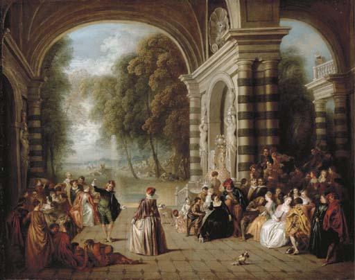 Wikioo.org - The Encyclopedia of Fine Arts - Painting, Artwork by Jean-Baptiste Pater - The Pleasures of the Ball