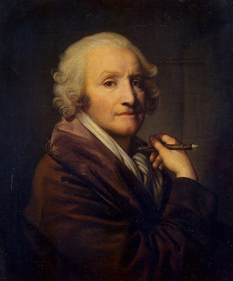 Wikioo.org - The Encyclopedia of Fine Arts - Painting, Artwork by Jean-Baptiste Greuze - Self-Portrait 1