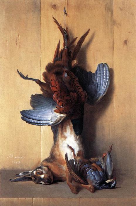Wikioo.org - The Encyclopedia of Fine Arts - Painting, Artwork by Jean-Baptiste Oudry - Still-life with Pheasant