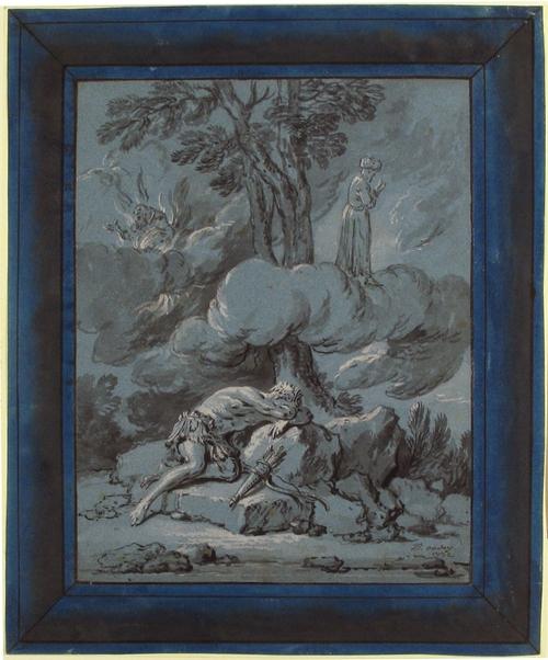 WikiOO.org - Encyclopedia of Fine Arts - Maleri, Artwork Jean-Baptiste Oudry - The Dream of an Inhabitant of Mogul