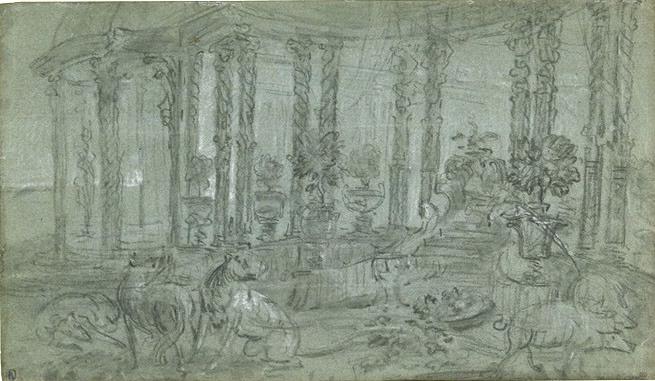 WikiOO.org - Enciklopedija likovnih umjetnosti - Slikarstvo, umjetnička djela Jean-Baptiste Oudry - The Palace of Circe