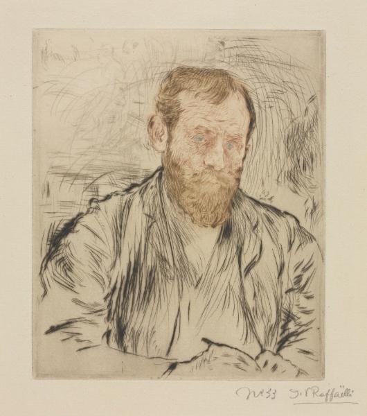 Wikioo.org - Bách khoa toàn thư về mỹ thuật - Vẽ tranh, Tác phẩm nghệ thuật Jean-François Raffaelli - Self-Portrait