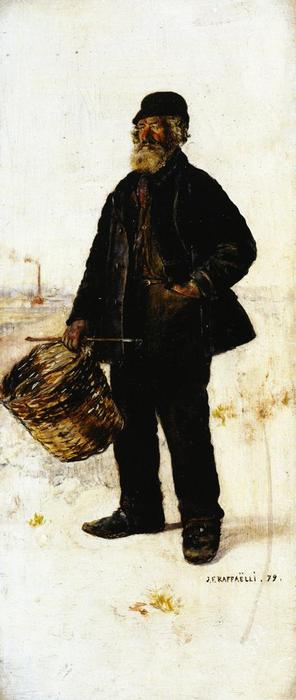 Wikioo.org - The Encyclopedia of Fine Arts - Painting, Artwork by Jean-François Raffaelli - The Rag Picker