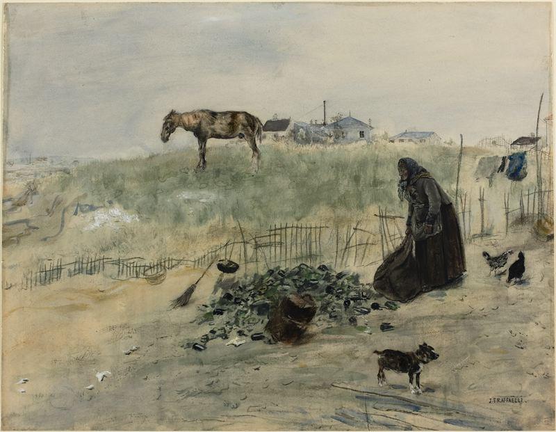 Wikioo.org – L'Encyclopédie des Beaux Arts - Peinture, Oeuvre de Jean-François Raffaelli - Le Wasteland