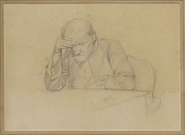 WikiOO.org - Enciclopédia das Belas Artes - Pintura, Arte por Jean Louis Ernest Meissonier - The Sleep of the bailiff