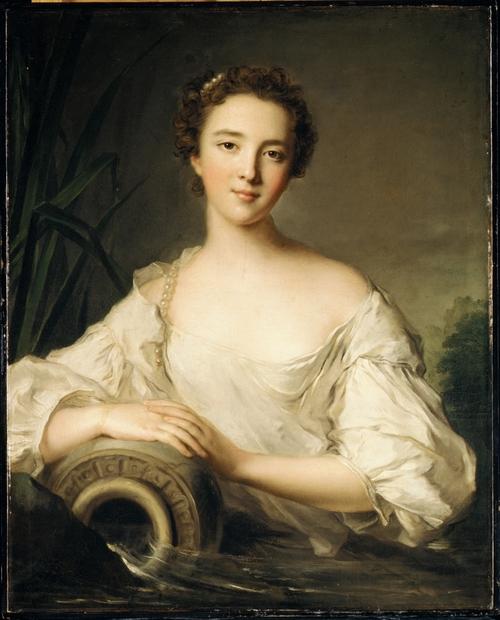 WikiOO.org - Enciklopedija dailės - Tapyba, meno kuriniai Jean-Marc Nattier - Louise Henriette de Bourbon-Conti