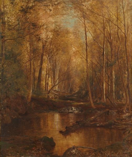 Wikioo.org - The Encyclopedia of Fine Arts - Painting, Artwork by Jervis Mcentee - Autumn in the Catskills